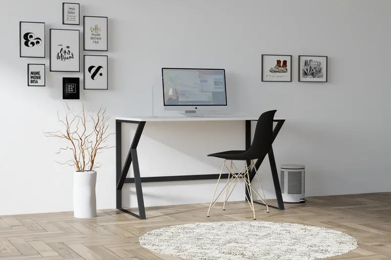 Birou Murren, Diverse culori, 120x60x75 cm - Alb