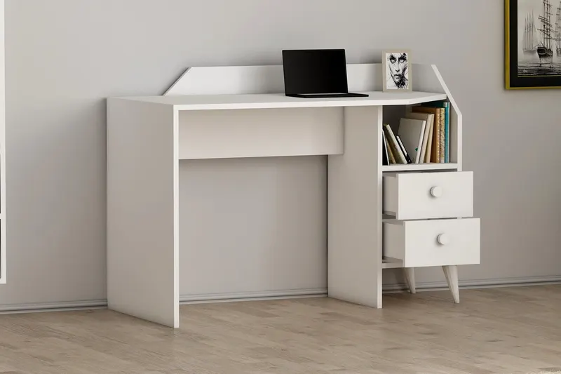 Birou Star, Diverse culori, 120x55x82 cm - Alb