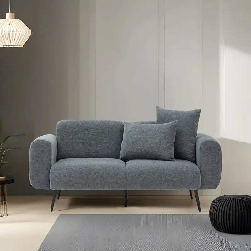 Canapea fixă Side, Diverse culori, Diverse configurații, Diverse dimensiuni - Antracit / 2 locuri / 171x82x77 cm