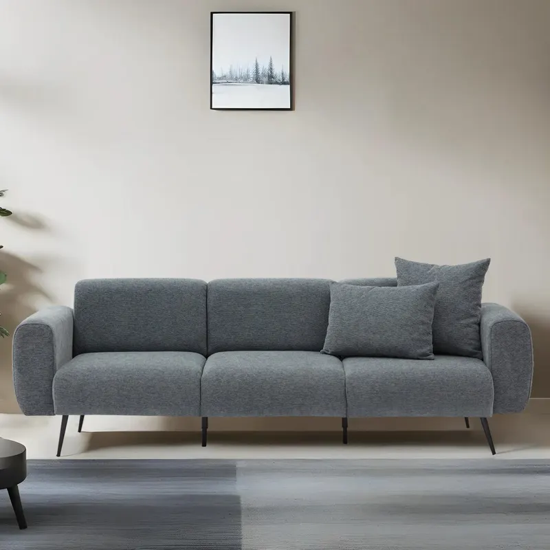 Canapea fixă Side, Diverse culori, Diverse configurații, Diverse dimensiuni - Antracit / 3 locuri / 235x82x77 cm