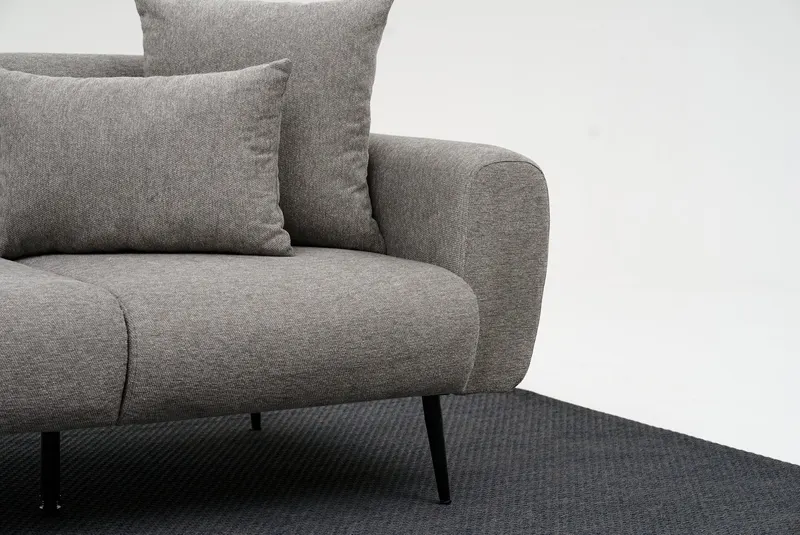Canapea fixă Side, Diverse culori, Diverse configurații, Diverse dimensiuni - Gri deschis / 2 locuri / 171x82x77 cm