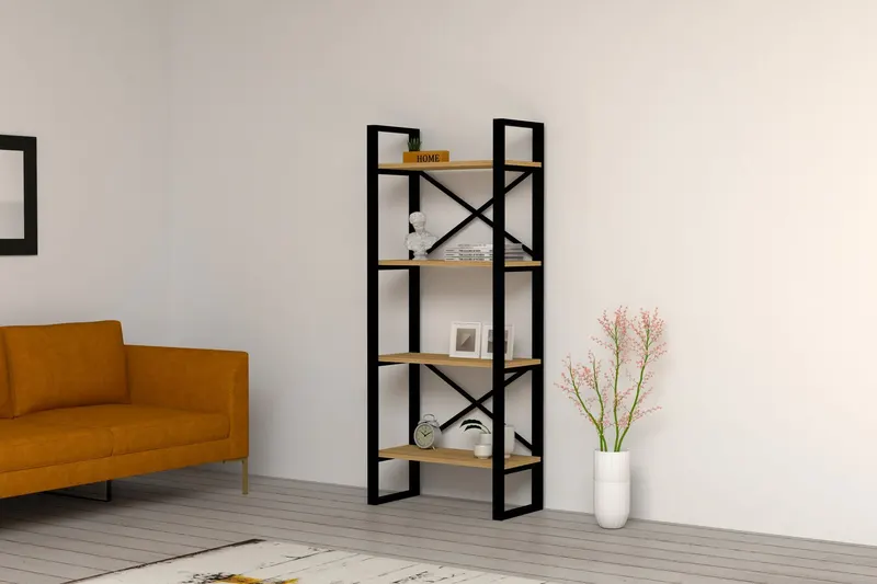 Bibliotecă Alaro, Diverse culori, Diverse dimensiuni - Sapphire / 66x32x150 cm