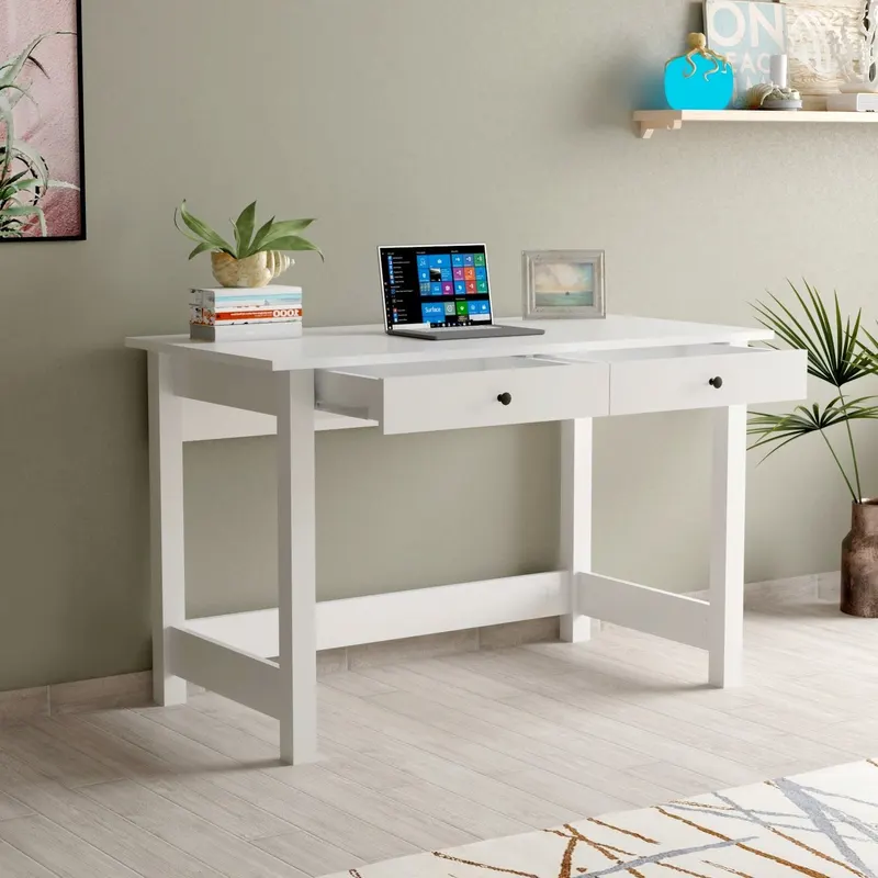 Birou Paris, Diverse culori, Diverse dimensiuni - Alb / 120x60x77 cm