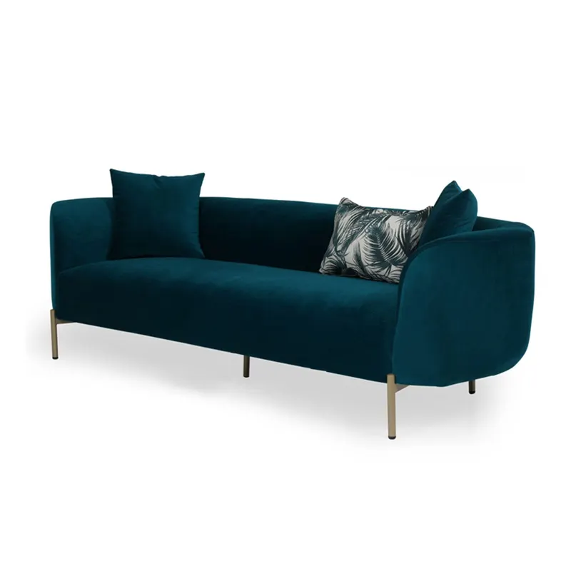 Canapea fixă Macaroon, Diverse culori, Diverse configurații, Diverse dimensiuni - Verde / 2 locuri / 180x82x70 cm