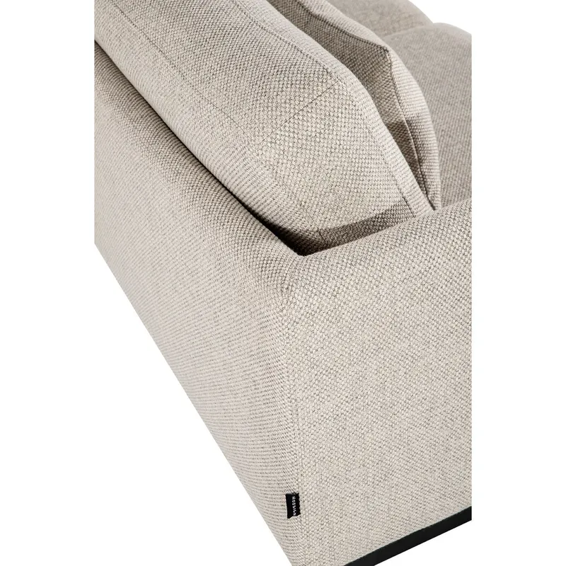 Canapea fixă Pearl, Crem, Diverse configurații, Diverse dimensiuni - 2 locuri / 165x88x82 cm