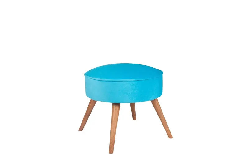 Taburet Boyce, Diverse culori, Diverse dimensiuni - Turcoaz / 45x45x41 cm