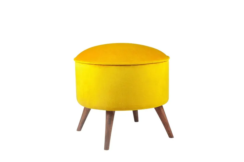 Taburet Buena Park, Diverse culori, Diverse dimensiuni - Galben / 45x43x43 cm