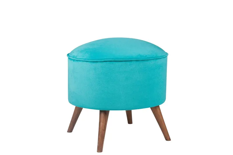 Taburet Buena Park, Diverse culori, Diverse dimensiuni - Turcoaz / 45x45x43 cm