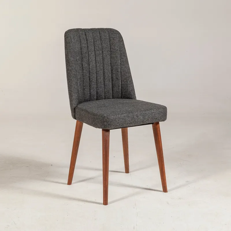 Scaun Vina Sandalye, Diverse culori, Diverse dimensiuni - Nuc - Antracit / 47x46x89 cm