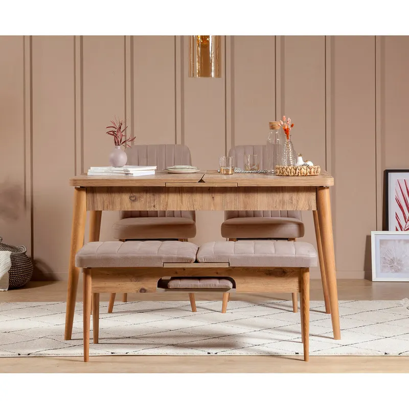 Scaun Vina Sandalye, Diverse culori, Diverse dimensiuni - Pin atlantic - Piatră / 47x46x89 cm