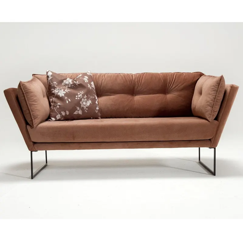 Canapea fixă Relax, Diverse culori, Diverse configurații, Diverse dimensiuni - Maro / 2 locuri / 175x88x80 cm