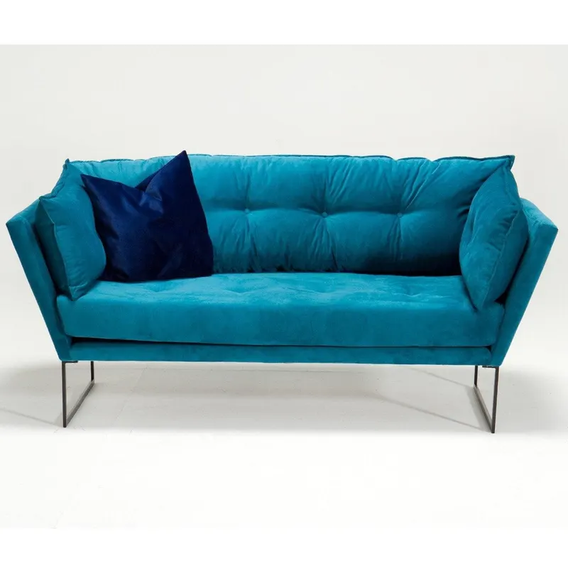 Canapea fixă Relax, Diverse culori, Diverse configurații, Diverse dimensiuni - Turcoaz / 2 locuri / 175x88x80 cm
