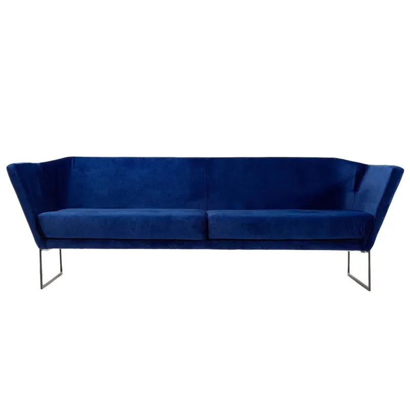Canapea fixă Relax, Diverse culori, Diverse configurații, Diverse dimensiuni - Albastru / 3 locuri / 212x88x72 cm
