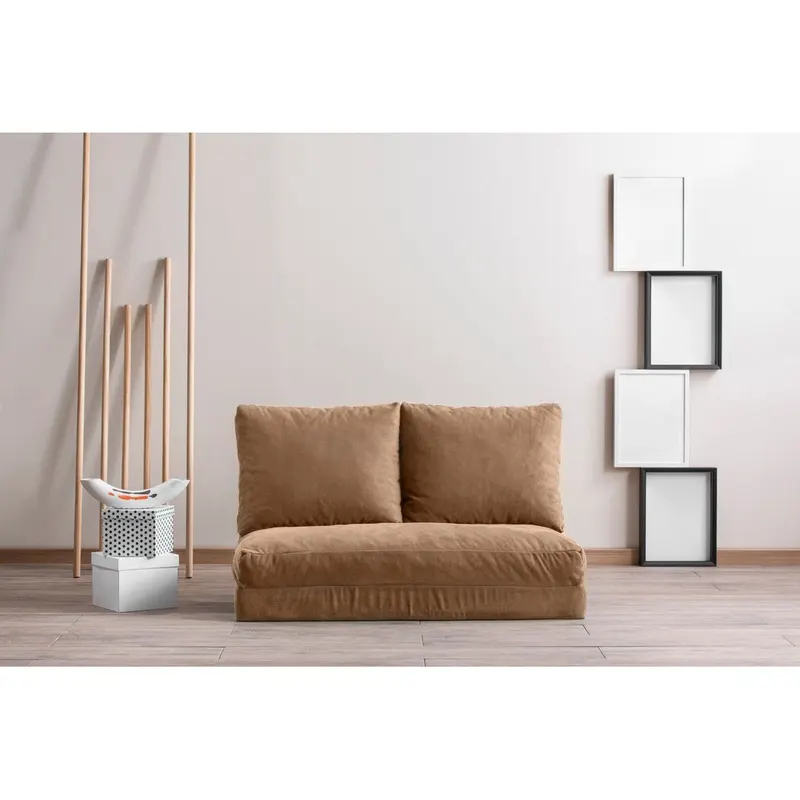 Canapea extensibilă 2 locuri Matilda, Diverse culori, 120x68x26 cm - Maro