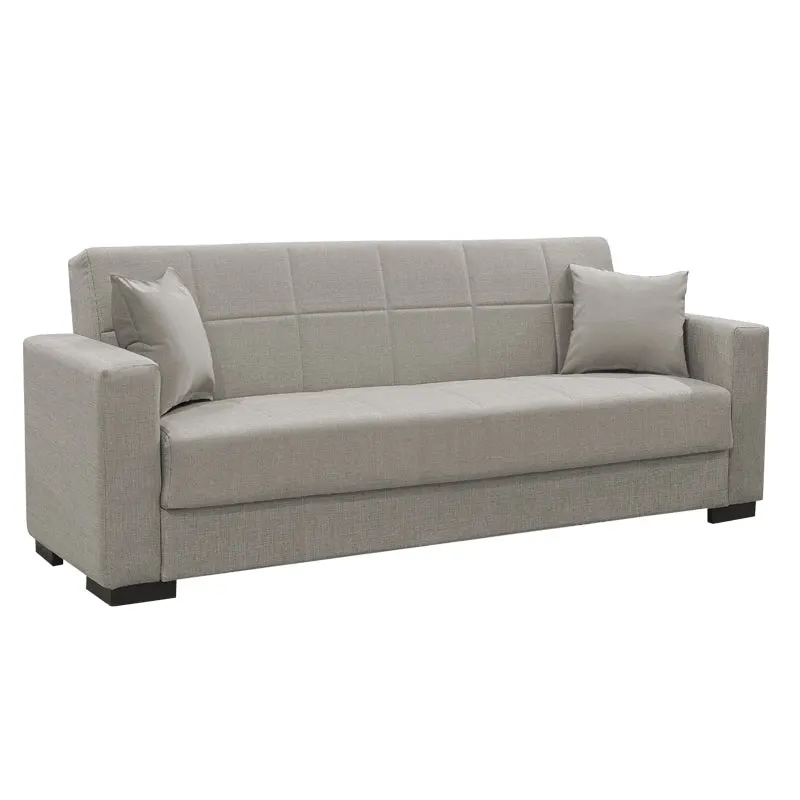 Canapea extensibilă cu depozitare Vox, Diverse culori, 154x82x83 cm - Gri deschis