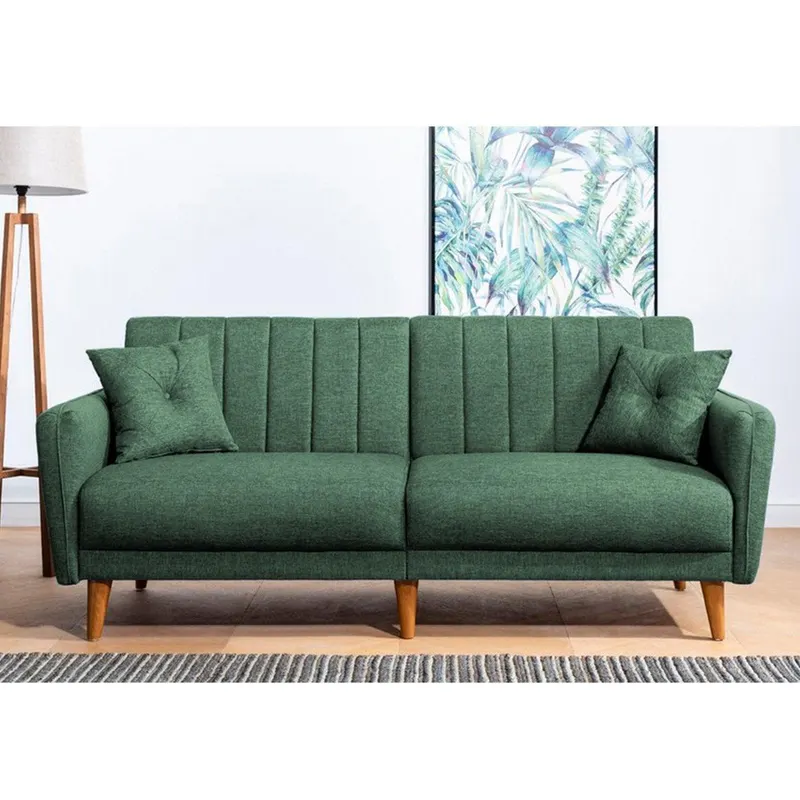 Canapea extensibilă Tetra, 3 locuri, Diverse culori - Verde