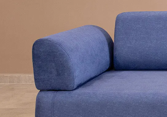 Canapea extensibilă 3 locuri Infinity, Diverse culori, 90x66x80 cm - Albastru