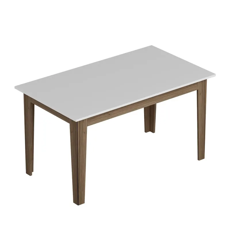 Masă dining Raden, Dore, 140x80x76 cm - Auriu