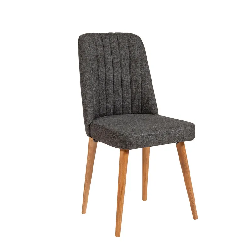 Scaun Stormi Sandalye Anth-Atl., Pin atlantic - Antracit, 47x46x89 cm - Natural - Antracit