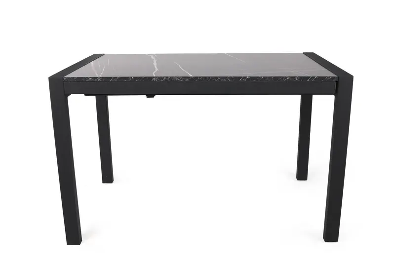 Masă dining extensibilă Silva - 1012, Negru, 120x74x75 cm - Negru