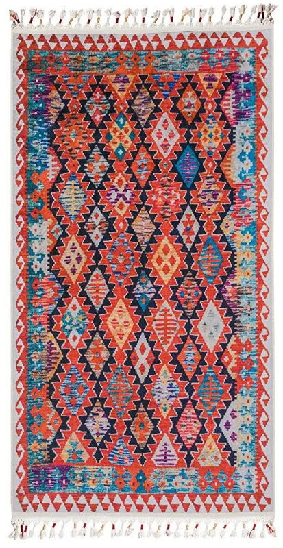 Covor Etnik, Multicolor, 80x150x1 cm - Multicolor
