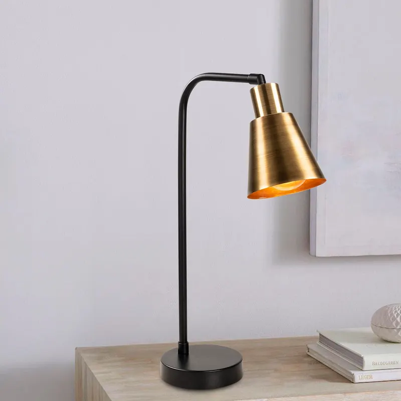 Veioză Emek - 5086, Negru - Vintage, Ø14x52 cm - Negru - Bronz