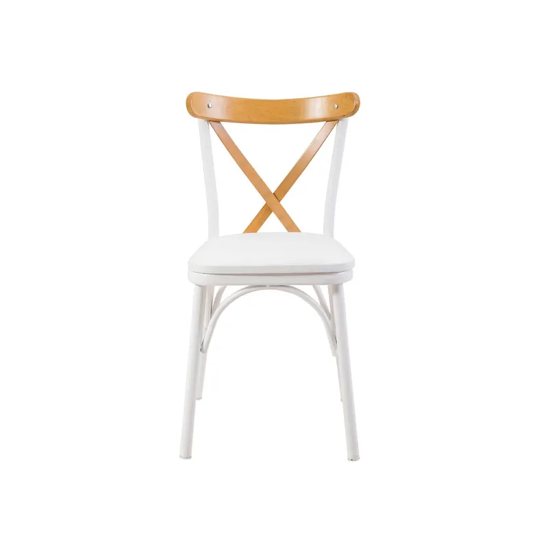 Scaun Oliver Karina K, Alb, 46x48x87 cm - Alb