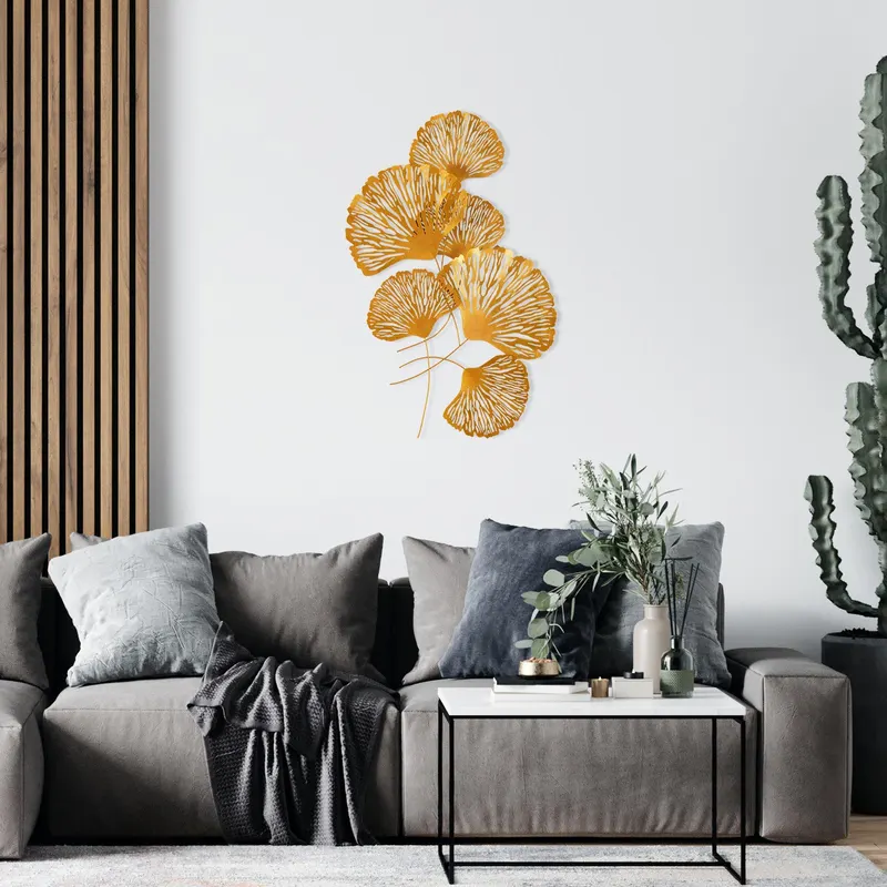 Decorațiune de perete din metal Myth - CH110-2, Multicolor, 75x5x100 cm - Multicolor