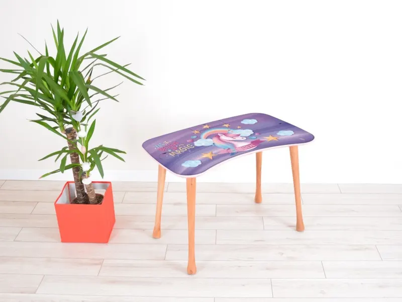 Masă pentru copii PMTK10-TBL, Multicolor, 90x52x60 cm - Multicolor