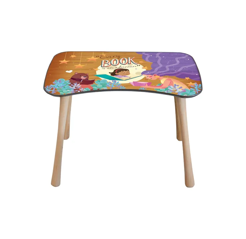 Masă pentru copii PSTK02-TBL, Multicolor, 65x60x41 cm - Multicolor