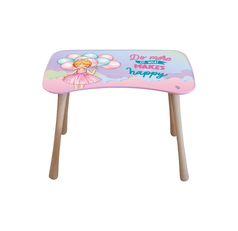 Masă pentru copii PSTK03-TBL, Multicolor, 65x60x41 cm - Multicolor