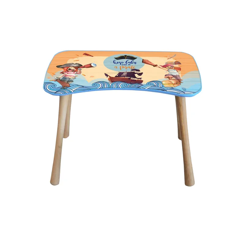 Masă pentru copii PSTE01-TBL, Multicolor, 65x60x41 cm - Multicolor