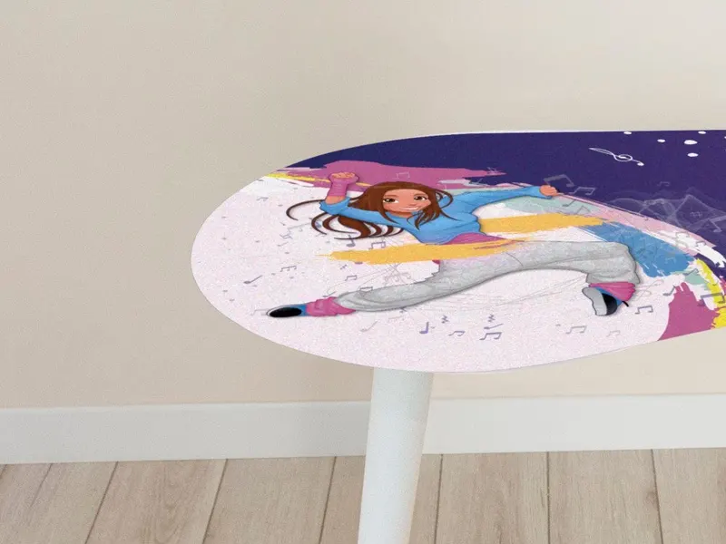 Masă pentru copii Hip Hop, Multicolor, 60x70x120 cm - Multicolor