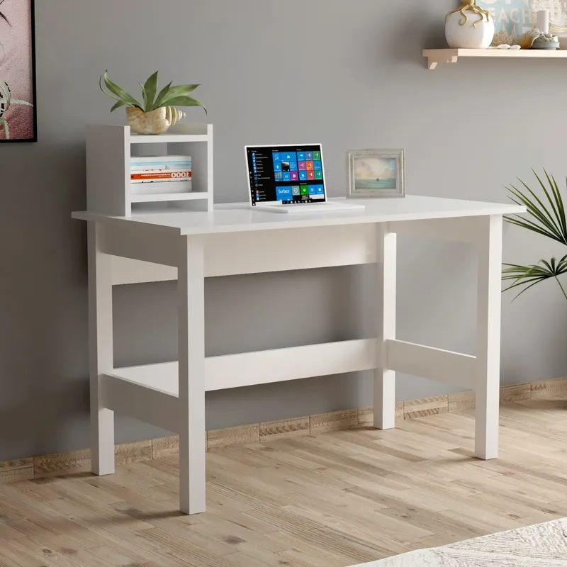 Birou London, Alb, 120x60x77 cm - Alb