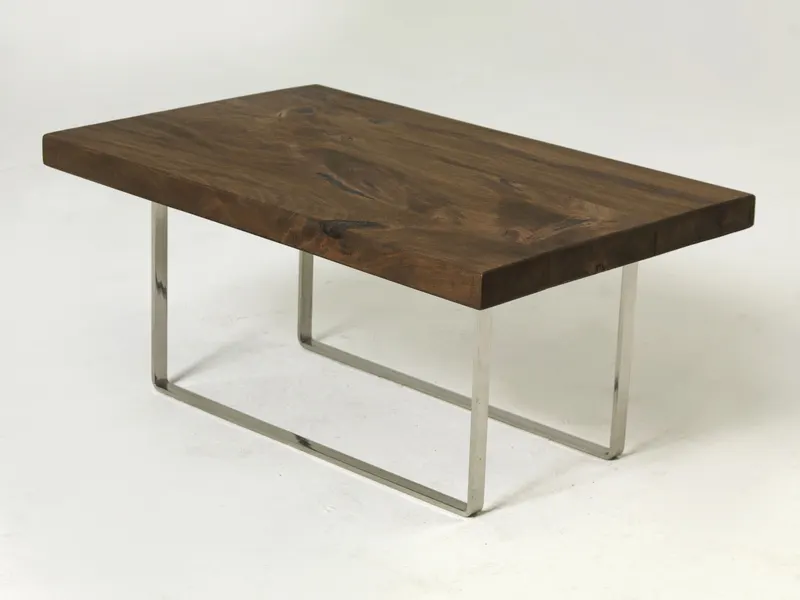 Măsuță de cafea Mekele, Nuc - Argintiu, 107x67x48 cm - Nuc - Argintiu