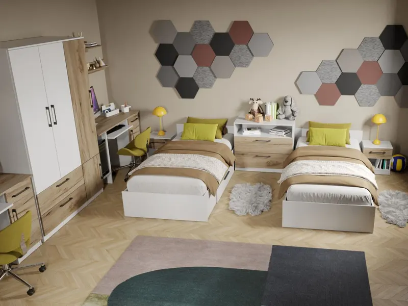 Set Mobila Dormitor Tineret Mihai C24 — imaginea 2