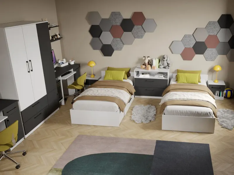 Set Mobila Dormitor Tineret Mihai C23 — imaginea 2