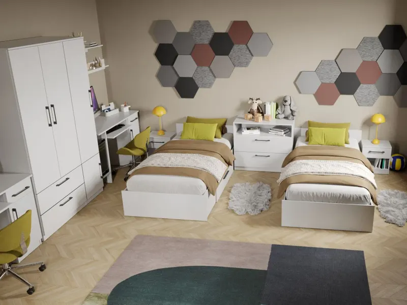 Set Mobila Dormitor Tineret Mihai C22 — imaginea 2