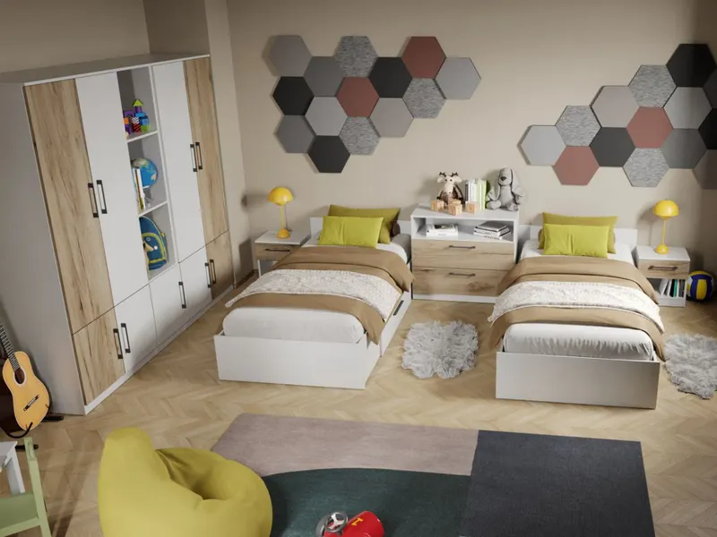 Set Mobila Dormitor Tineret Mihai C21 — imaginea 2
