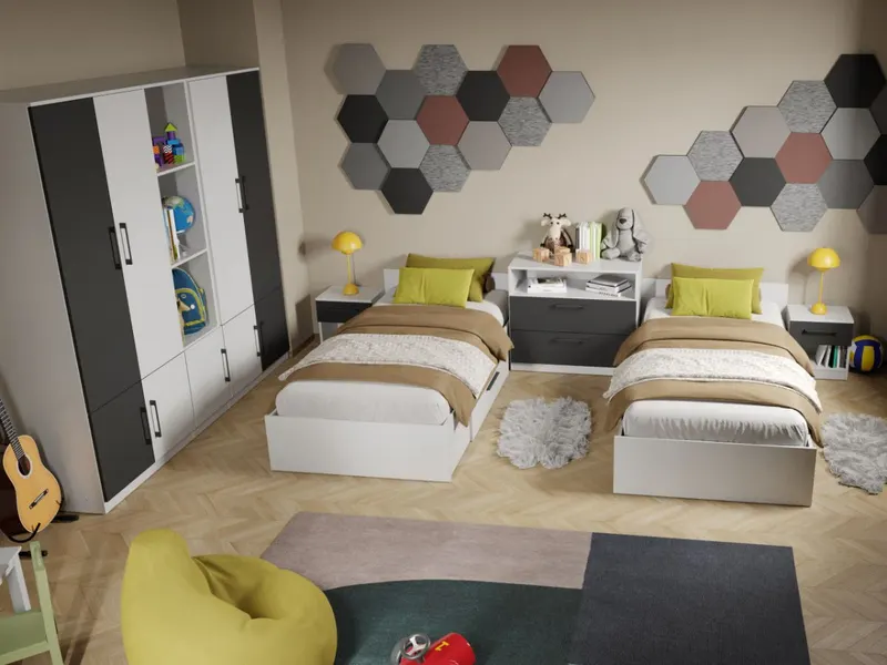 Set Mobila Dormitor Tineret Mihai C20 — imaginea 2