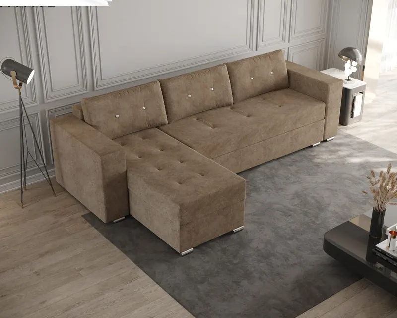 Coltar extensibil Eva Mare, Cappuccino