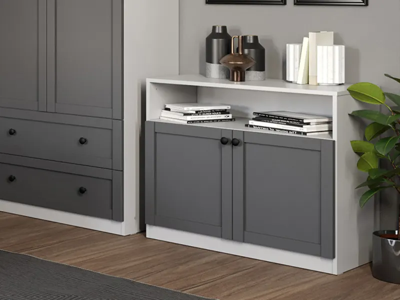 Comoda Grafit cu usi — imaginea 2