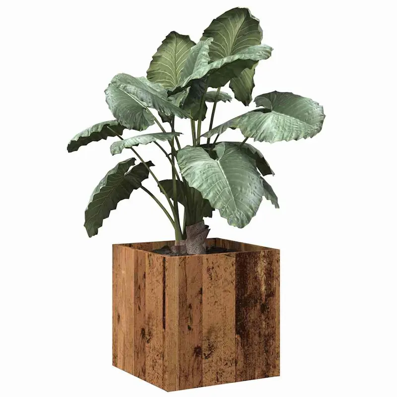 cutie de jardiniera din lemn vechi 40x40x40 cm lemn prelucrat