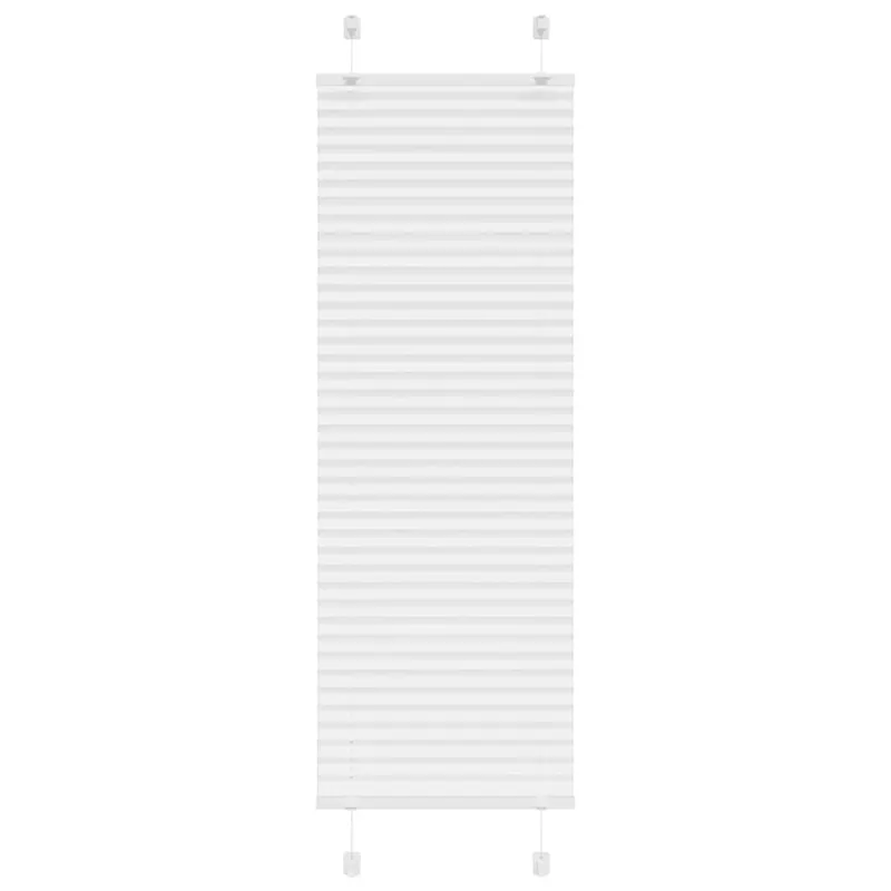 jaluza plisata alb 40x150 cm latime tesatura 39,4cm poliester