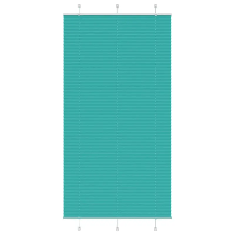 jaluza plisata verde petrol 110x200 cm latime tesatura 109,4 cm