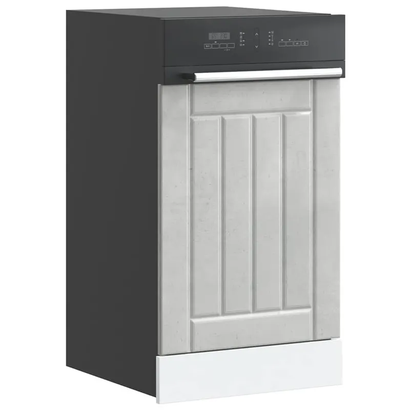 panou pentru masina spalat vase lucca lemn prelucrat gri beton