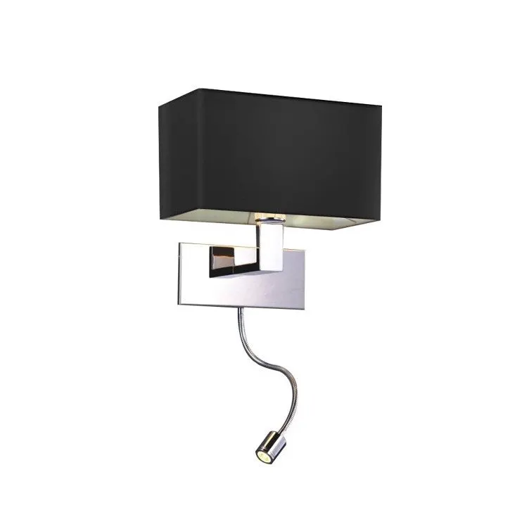 Aplica de perete LOMER LED - Negru