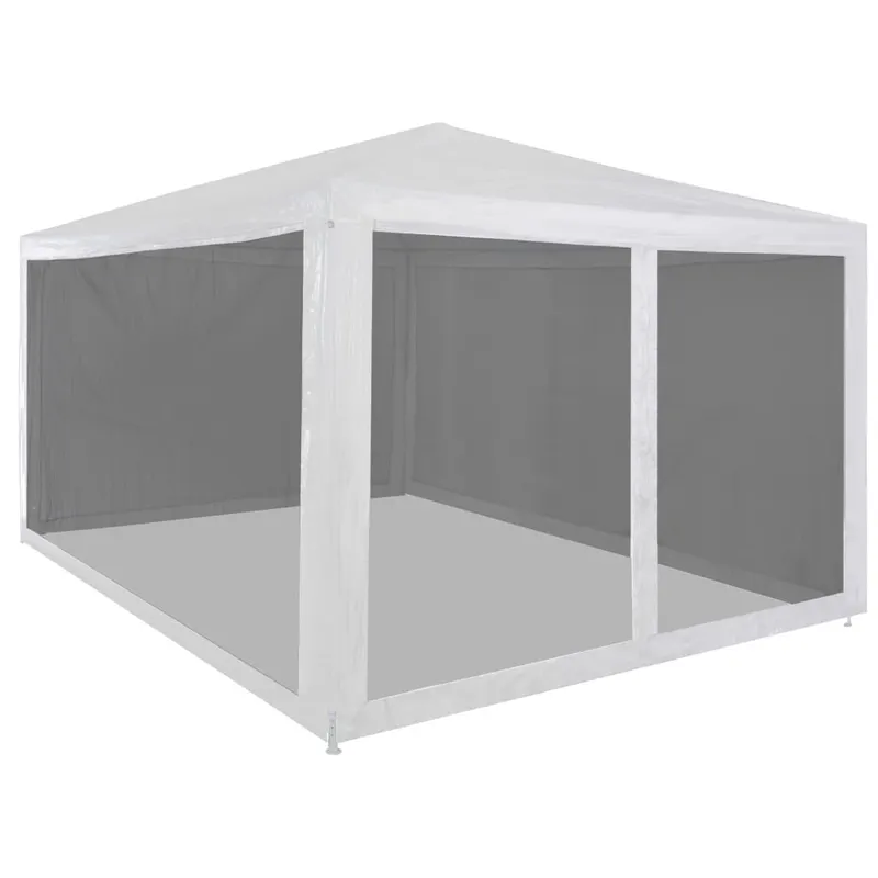 cort de petrecere cu 4 pereti din plasa, 4 x 3 m