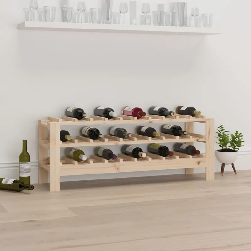 suport de vinuri, 109,5x30x42 cm, lemn masiv de pin