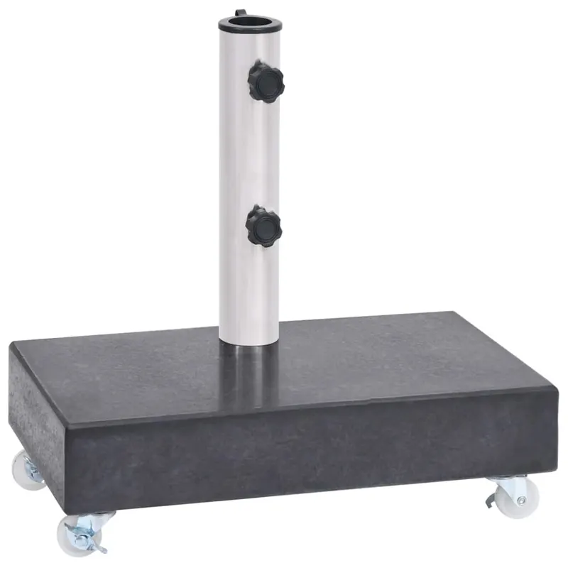 suport pentru umbrela, negru, 45x25x8 cm, granit